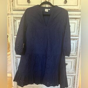 Gap eyelet lace dress